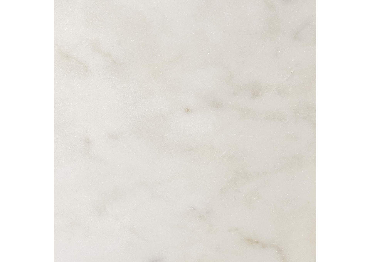 EEI-6609-BRA-WHI Viva Round White Marble Side Table By Modway