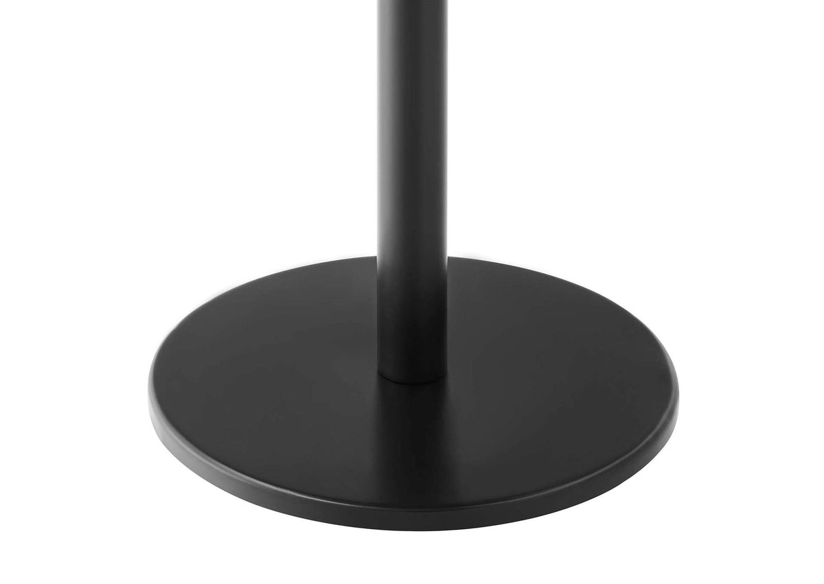 EEI-6610-BLK-LOC Viva Round Acacia Wood Side Table By Modway