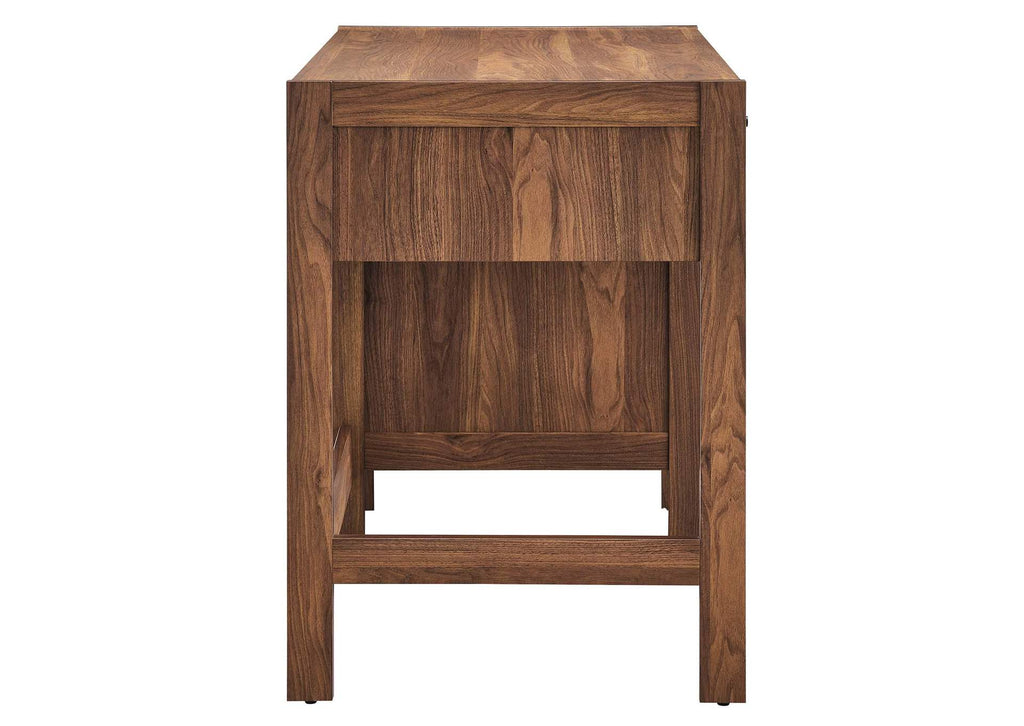 EEI-6617-WAL Capri 49" Wood Grain Office Desk By Modway