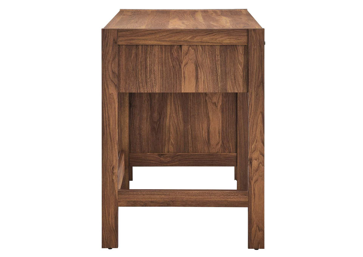 EEI-6617-WAL Capri 49" Wood Grain Office Desk By Modway