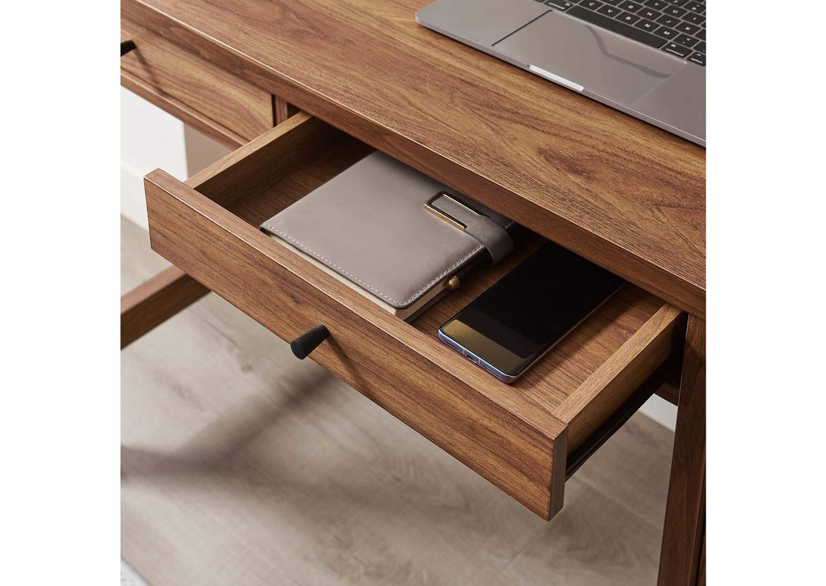 EEI-6617-WAL Capri 49" Wood Grain Office Desk By Modway