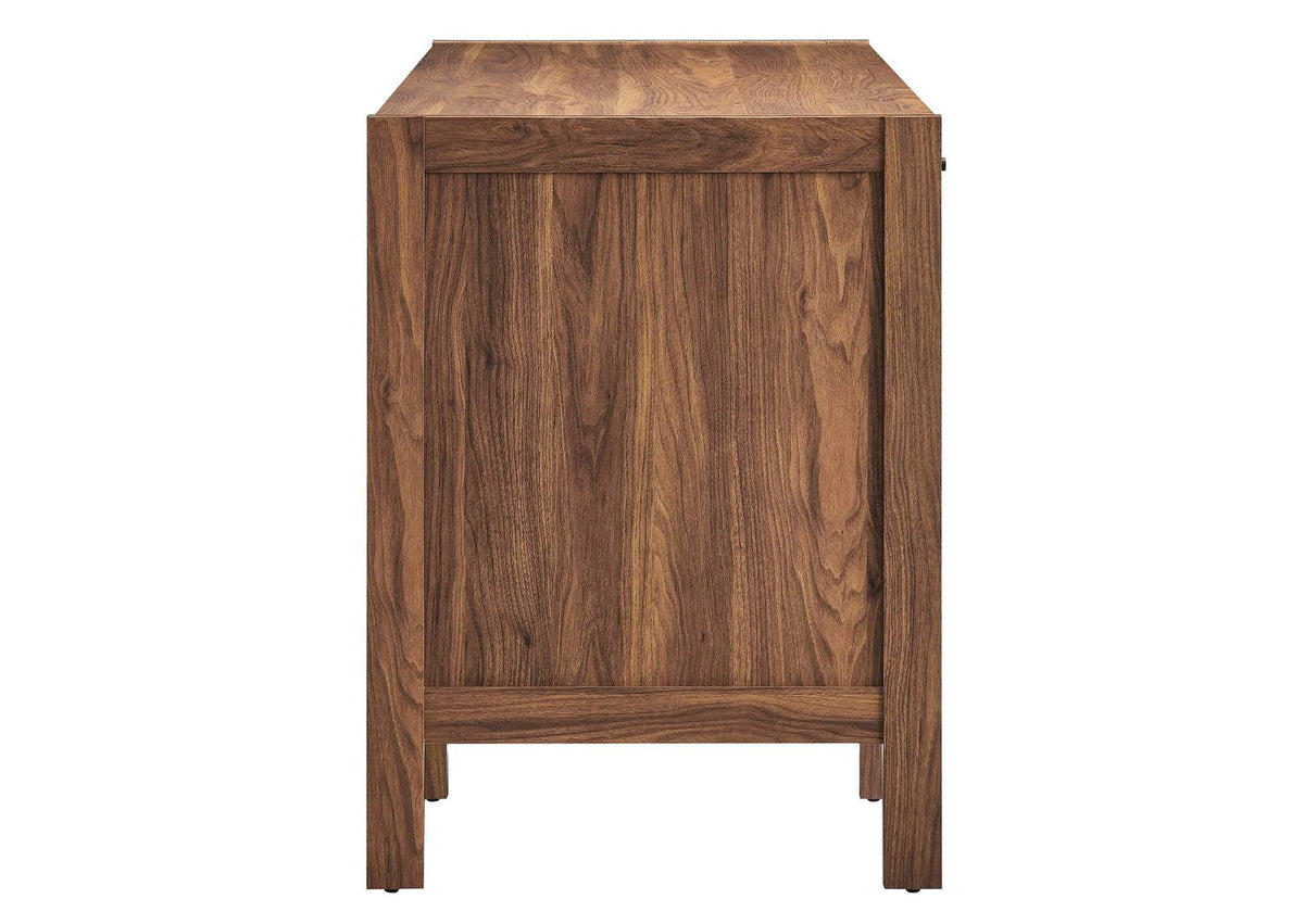 EEI-6618-WAL Capri 58" Wood Grain Office Desk By Modway
