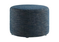 EEI-6645-HEA Callum Large 23" Round Woven Heathered Fabric Upholstered Ottoman By Modway