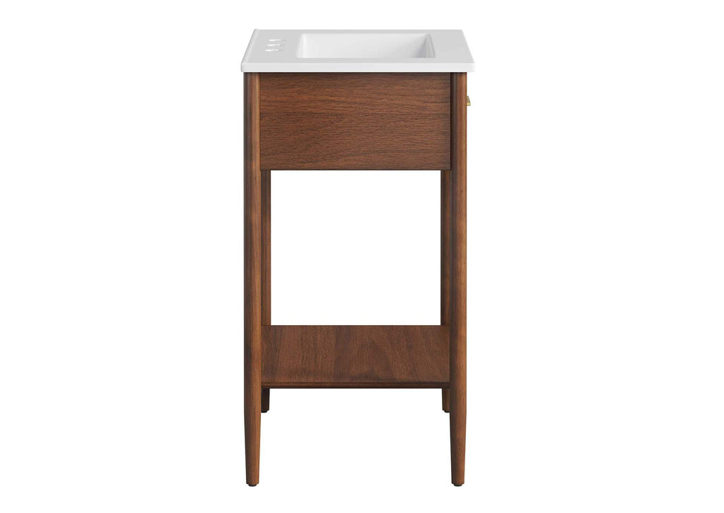 EEI-6660-WAL-WHI Zaire 24" Bathroom Vanity By Modway