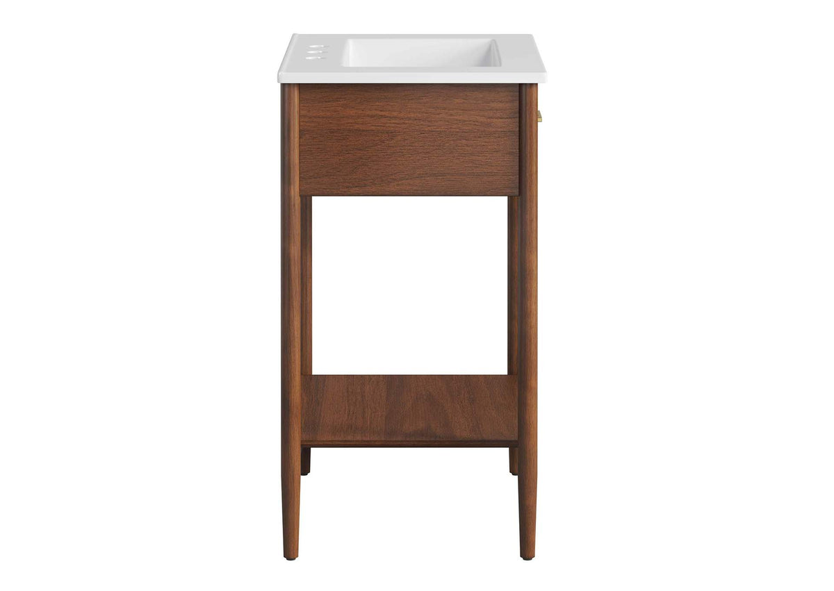 EEI-6660-WAL-WHI Zaire 24" Bathroom Vanity By Modway