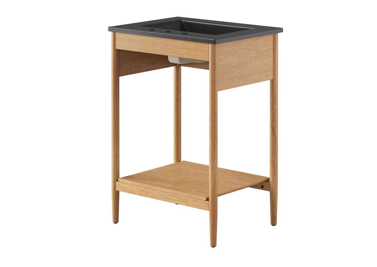 EEI-6661-NAT-BLK Zaire 24" Bathroom Vanity By Modway