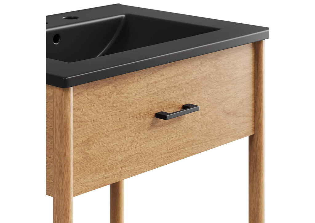 EEI-6661-NAT-BLK Zaire 24" Bathroom Vanity By Modway