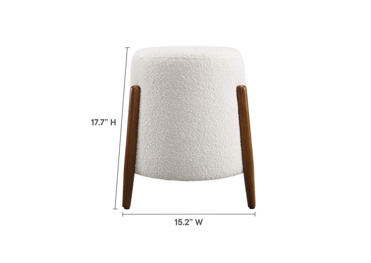 EEI-6686-CLO Riven Upholstered Boucle Fabric Ottoman By Modway