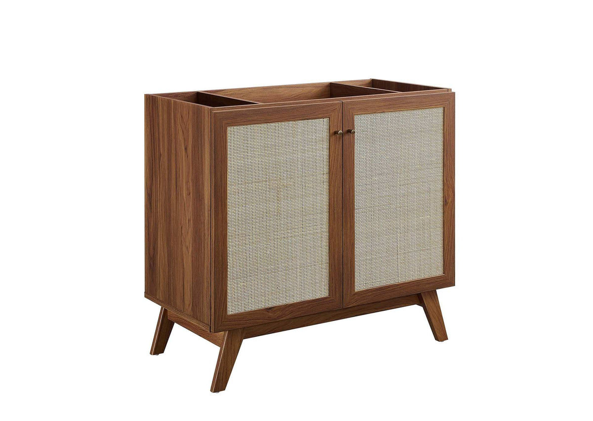 EEI-6718-WAL-BLK Soma 36" Bathroom Vanity By Modway