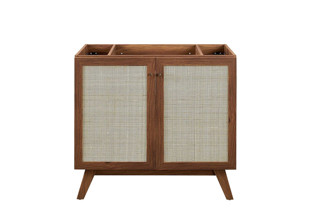 EEI-6718-WAL-BLK Soma 36" Bathroom Vanity By Modway