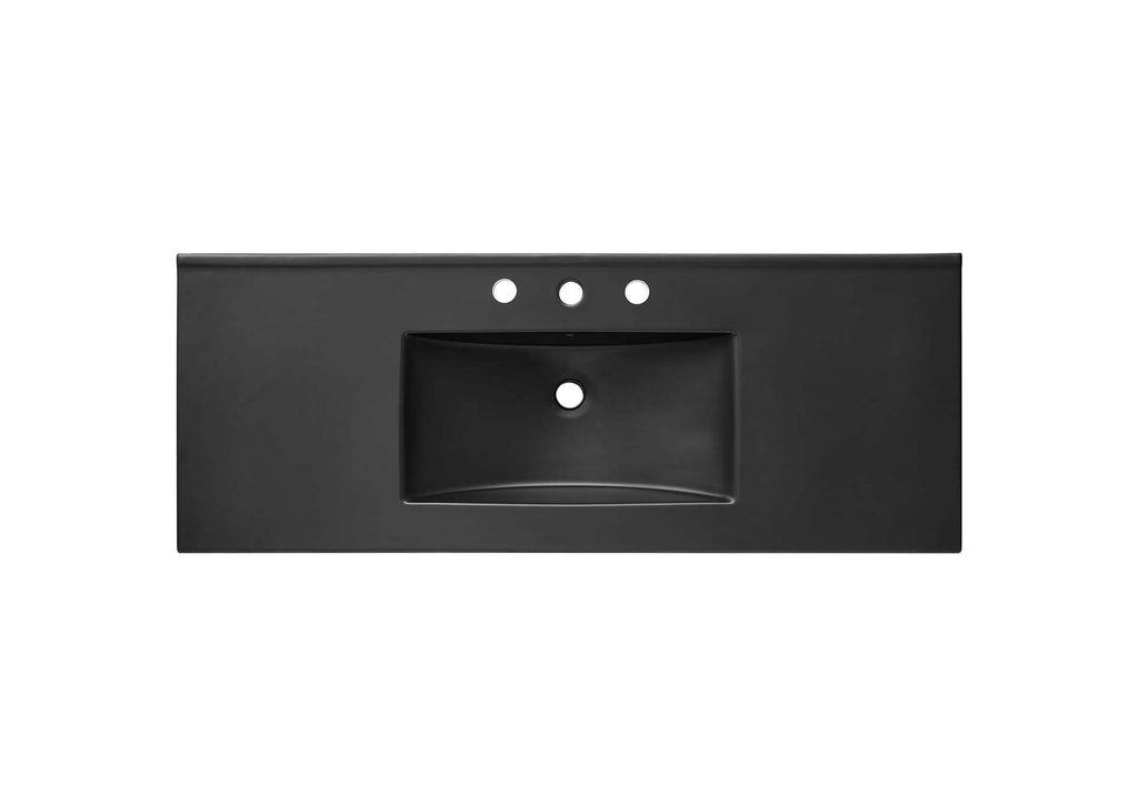 EEI-6720-OAK-BLK Soma 48" Single Sink Bathroom Vanity By Modway