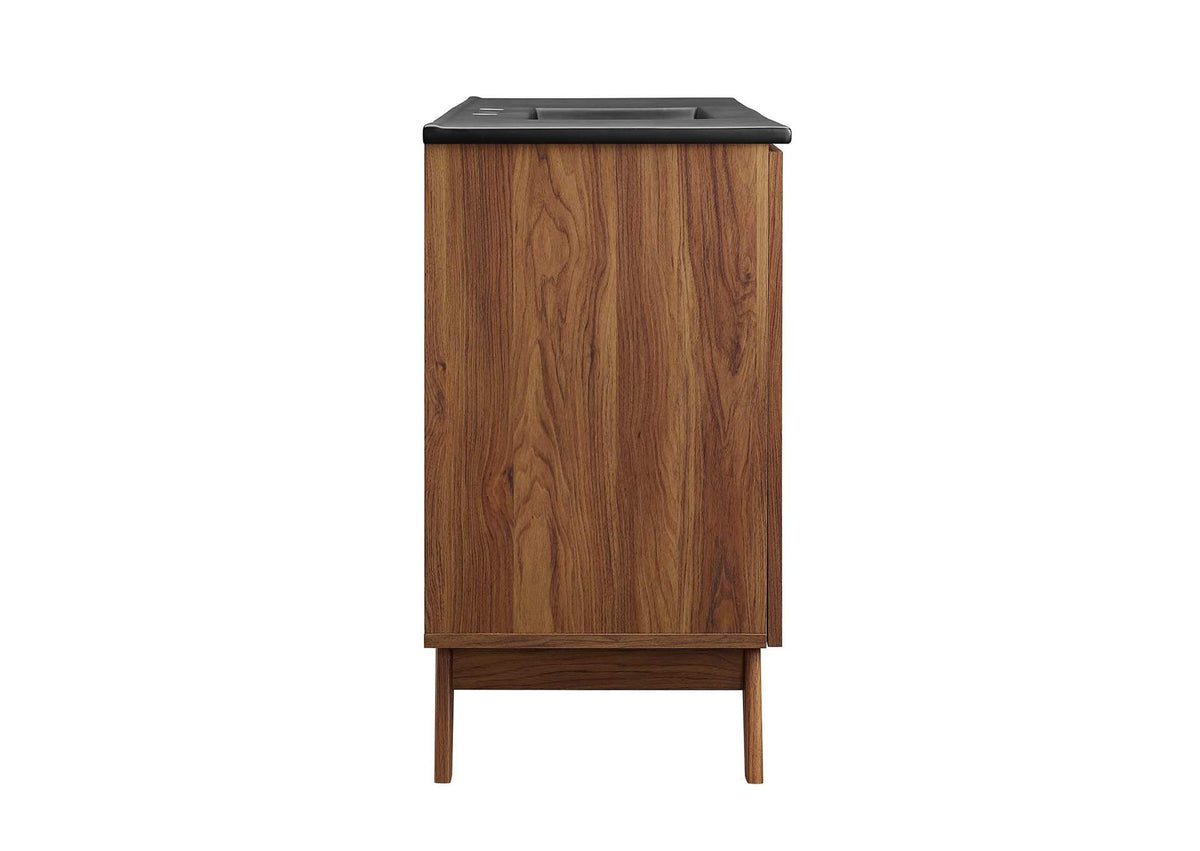 EEI-6720-WAL-BLK Soma 48" Single Sink Bathroom Vanity By Modway