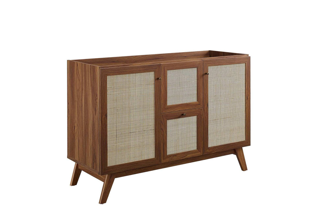 EEI-6721-WAL-WHI Soma 48" Double Sink Bathroom Vanity By Modway
