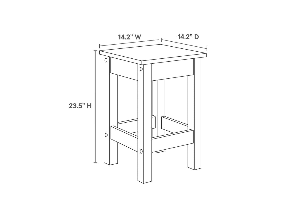 EEI-6730-OAK-GRY Galley 3-Piece Kitchen Island And Stool Set By Modway