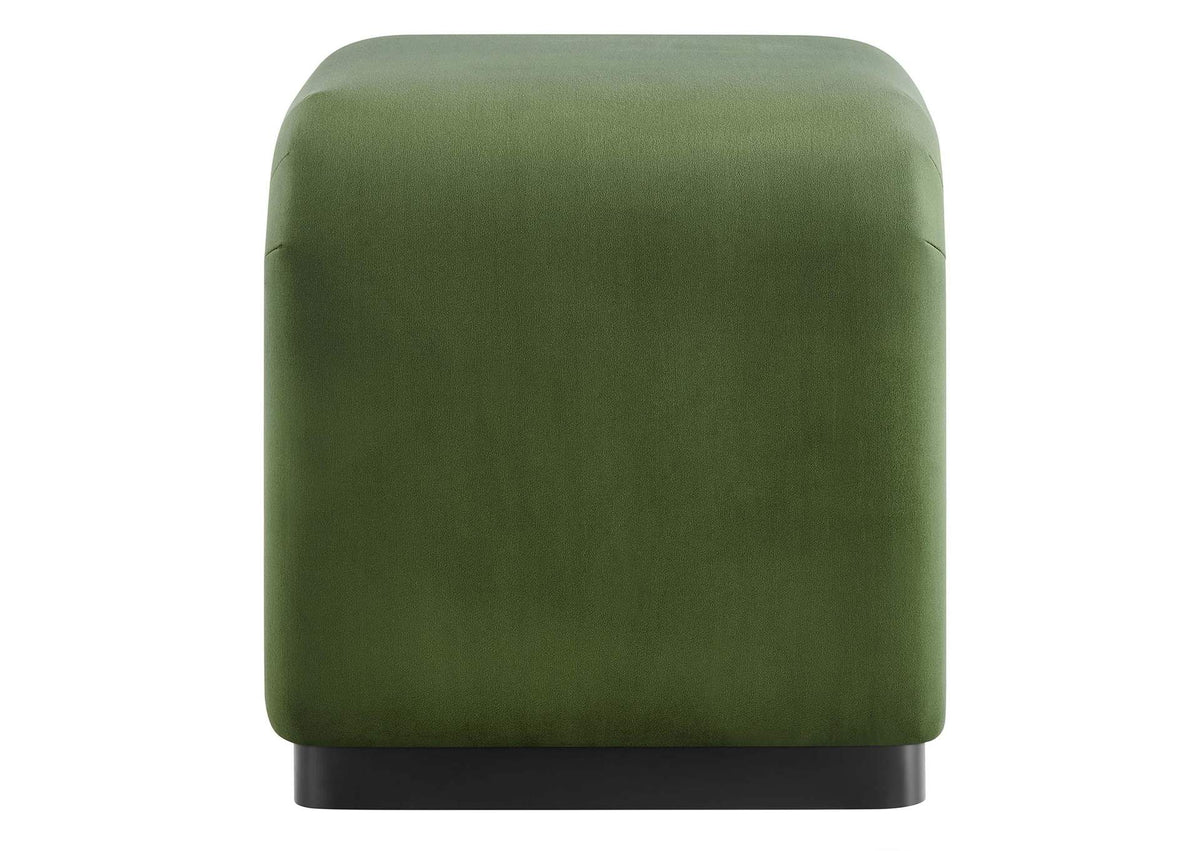 EEI-6733-BLK-MOS Koda Performance Velvet Waterfall Stool By Modway