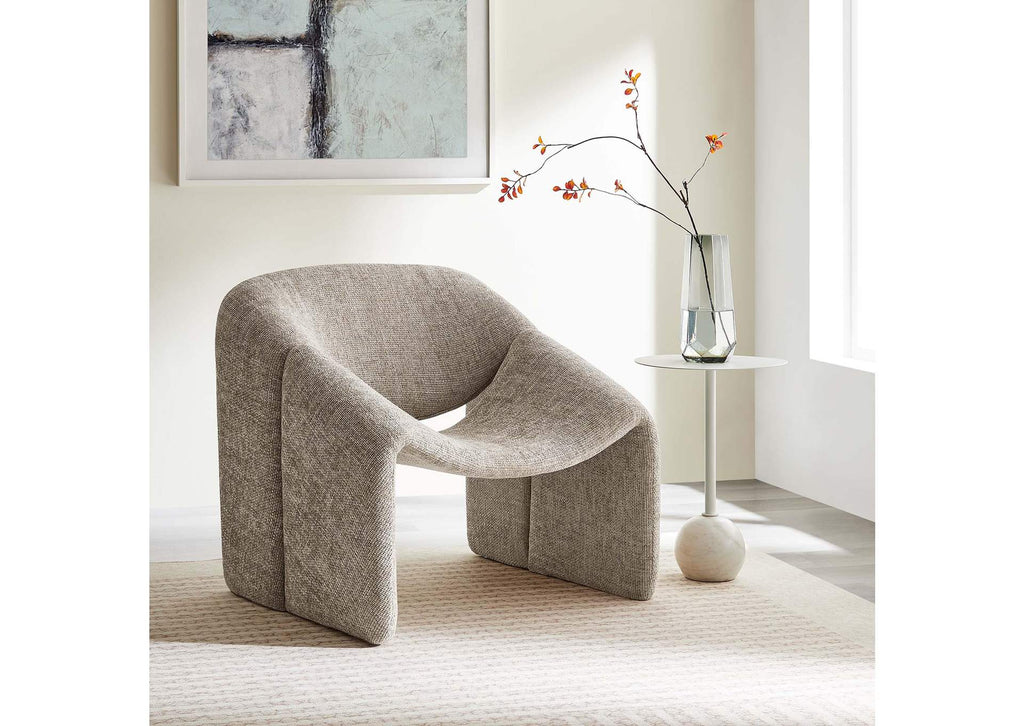 EEI-6767-KHA Vivi Chenille Upholstered Accent Chair By Modway