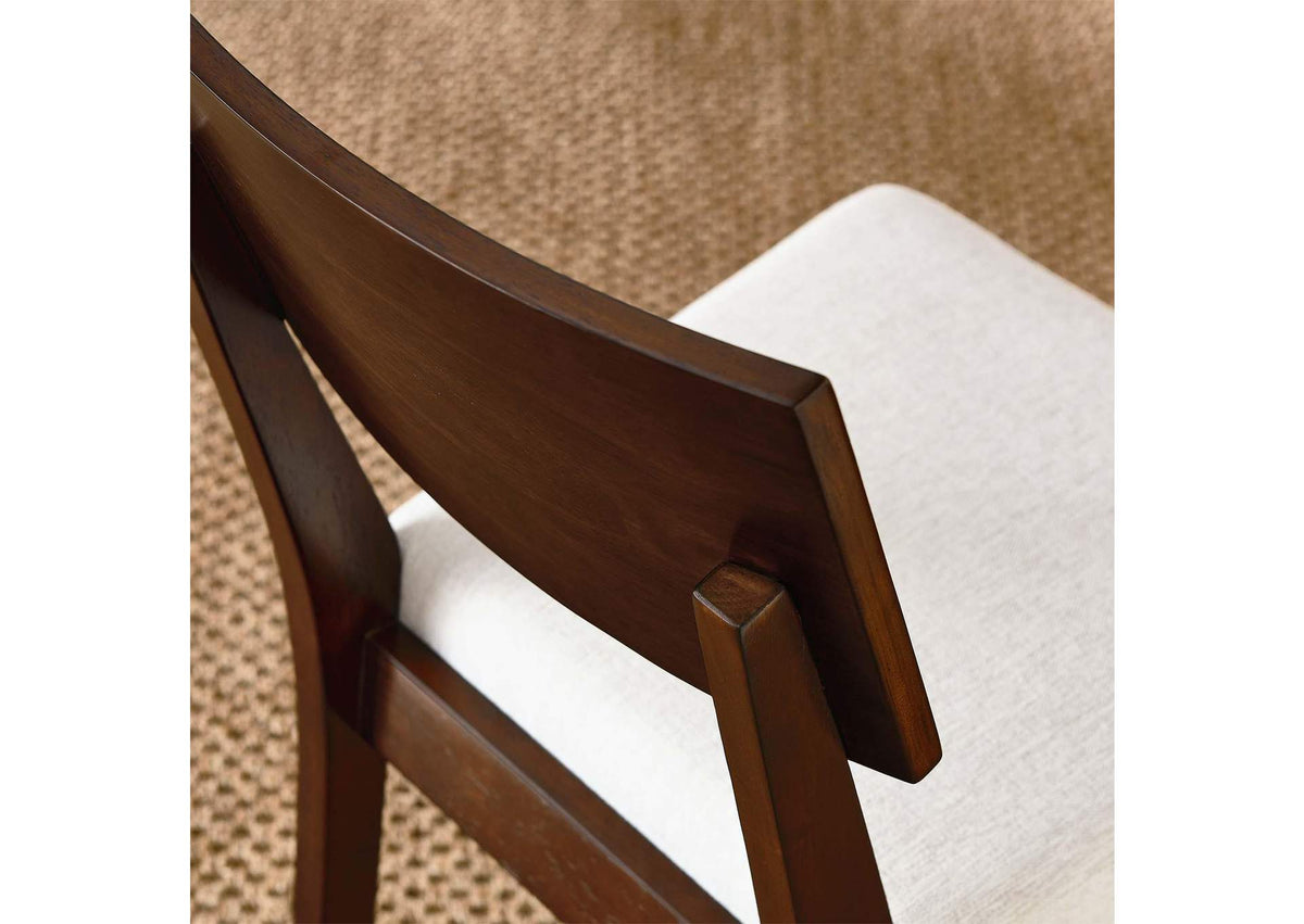 EEI-6804-WAL-HEI Pax Wood Dining Side Chairs Set Of 2 By Modway