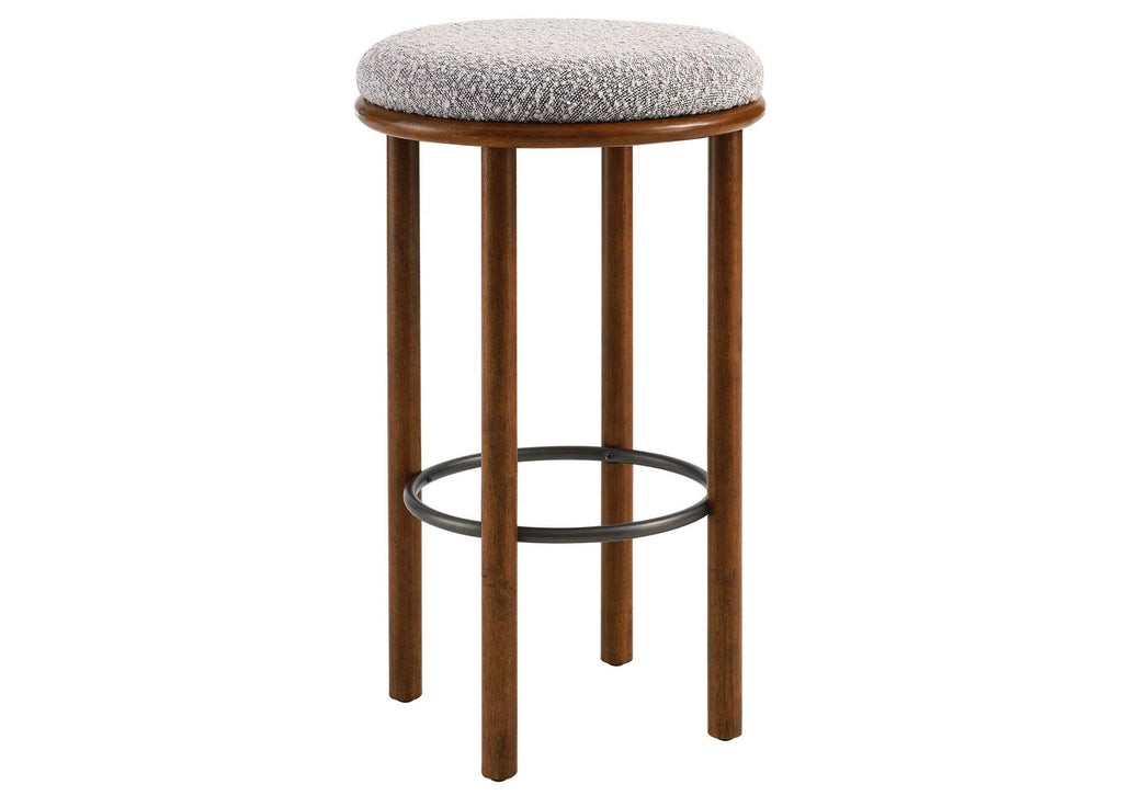 EEI-6819-WAL-TAU Fable Boucle Fabric Bar Stools Set Of 2 By Modway