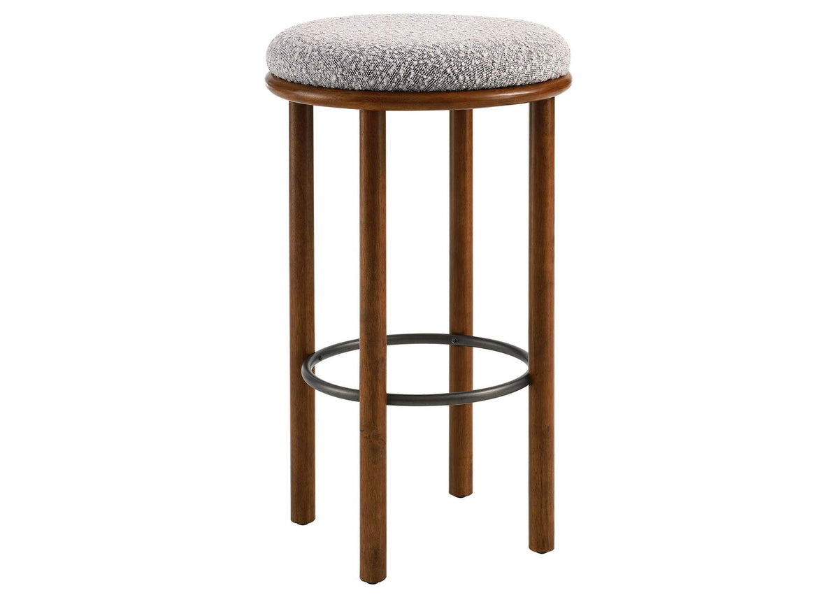 EEI-6819-WAL-TAU Fable Boucle Fabric Bar Stools Set Of 2 By Modway