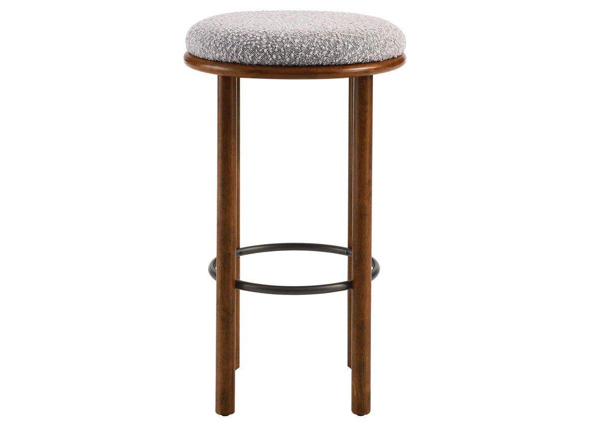 EEI-6819-WAL-TAU Fable Boucle Fabric Bar Stools Set Of 2 By Modway