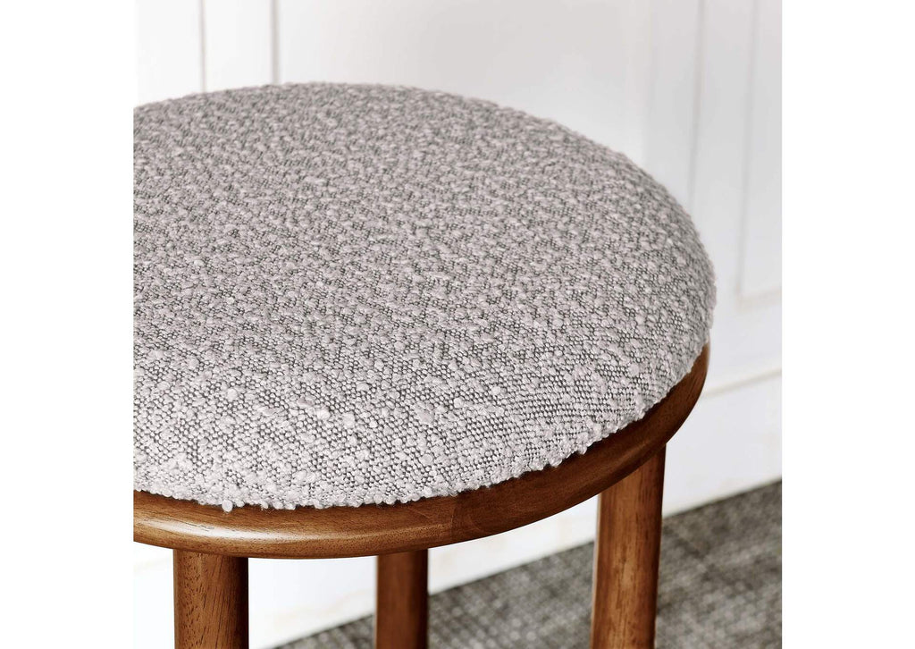 EEI-6819-WAL-TAU Fable Boucle Fabric Bar Stools Set Of 2 By Modway