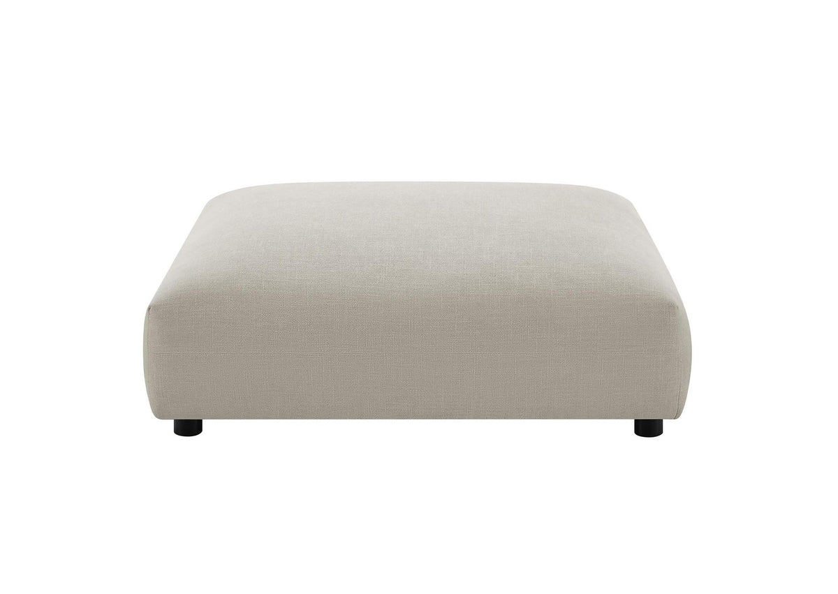 EEI-6889-LIN Solace Modular Upholstered Fabric Ottoman By Modway