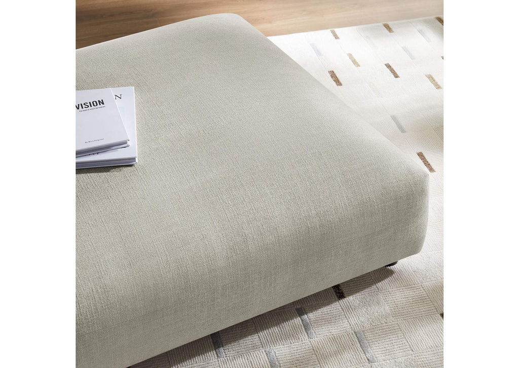 EEI-6889-LIN Solace Modular Upholstered Fabric Ottoman By Modway