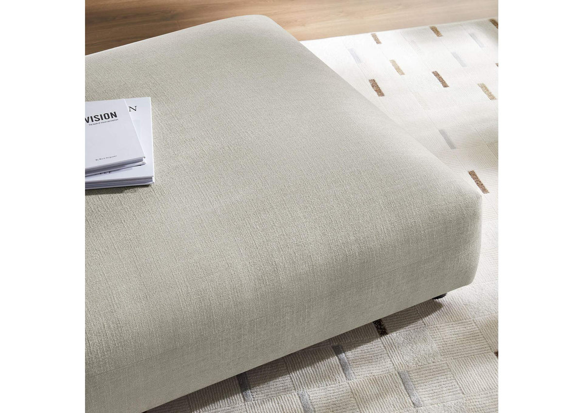 EEI-6889-LIN Solace Modular Upholstered Fabric Ottoman By Modway