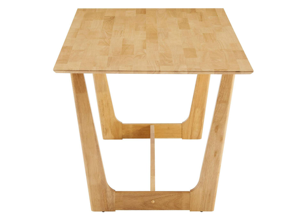 EEI-6914-NAT Solara 71" Rectangle Wood Dining Table By Modway