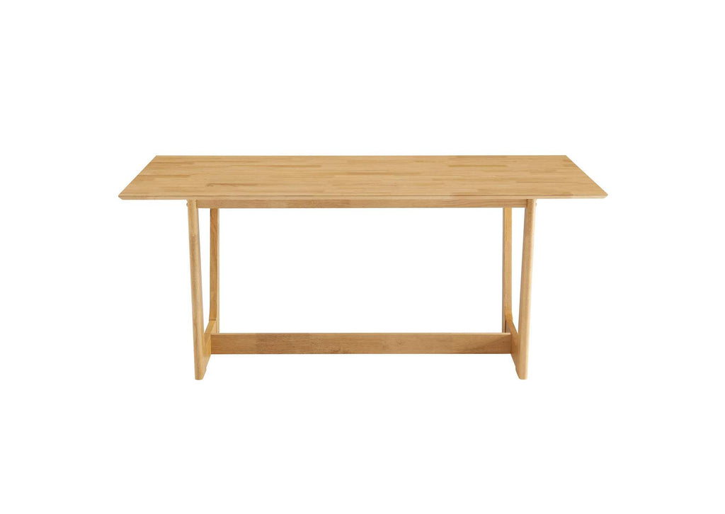 EEI-6914-NAT Solara 71" Rectangle Wood Dining Table By Modway