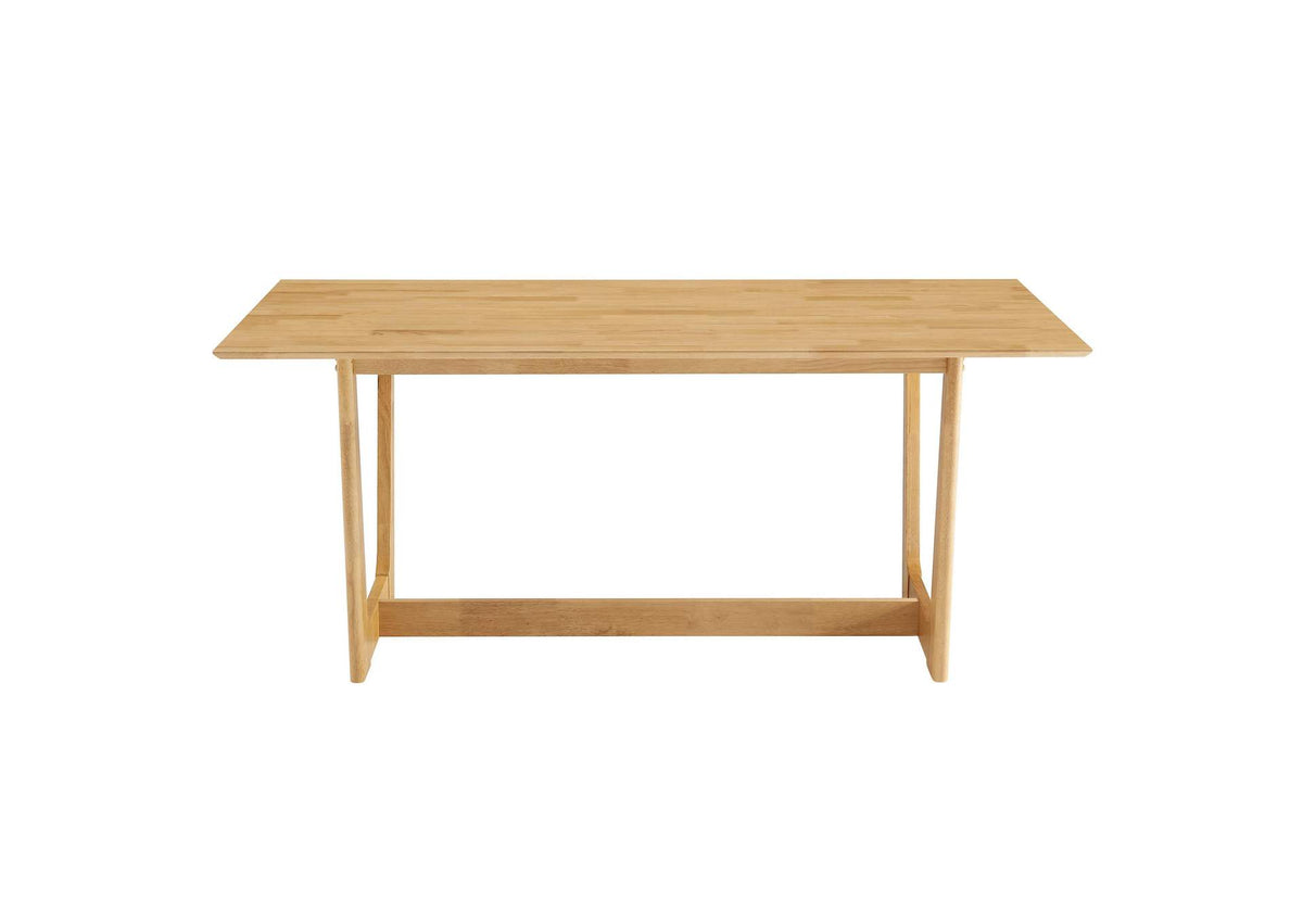 EEI-6914-NAT Solara 71" Rectangle Wood Dining Table By Modway