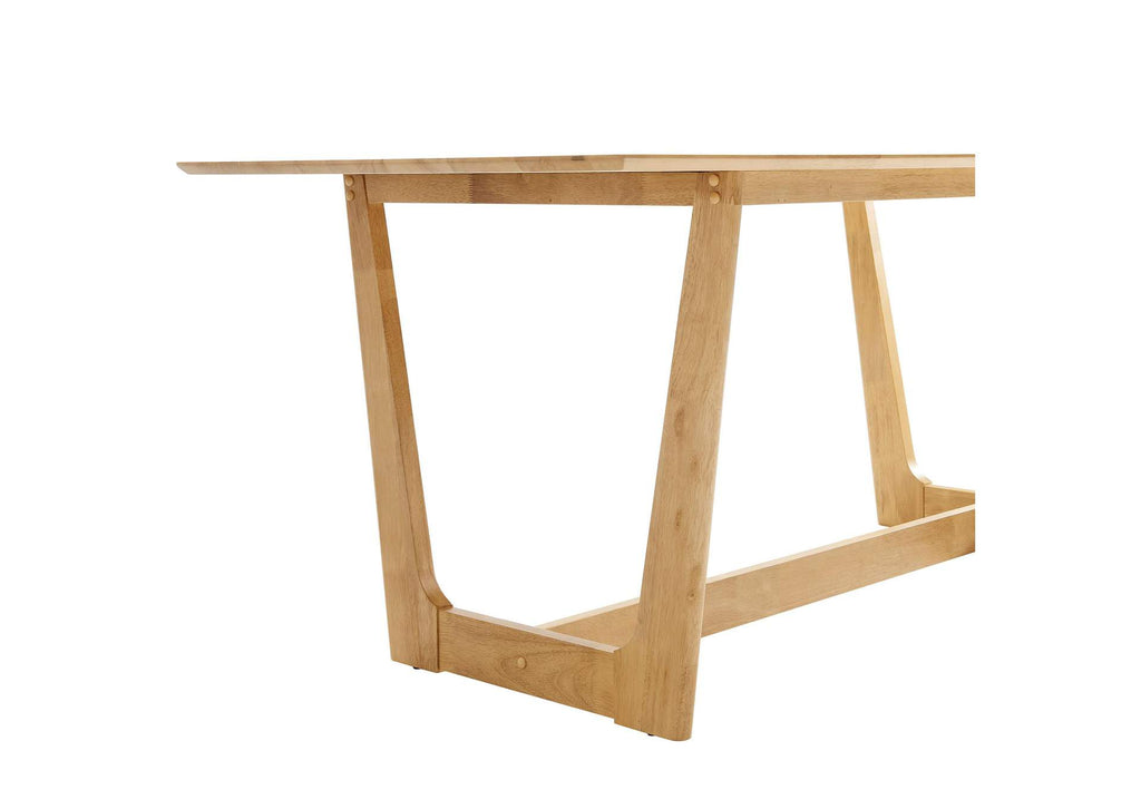 EEI-6914-NAT Solara 71" Rectangle Wood Dining Table By Modway