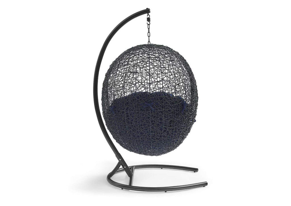 EEI-739-NAV-SET Encase Swing Outdoor Patio Lounge Chair By Modway