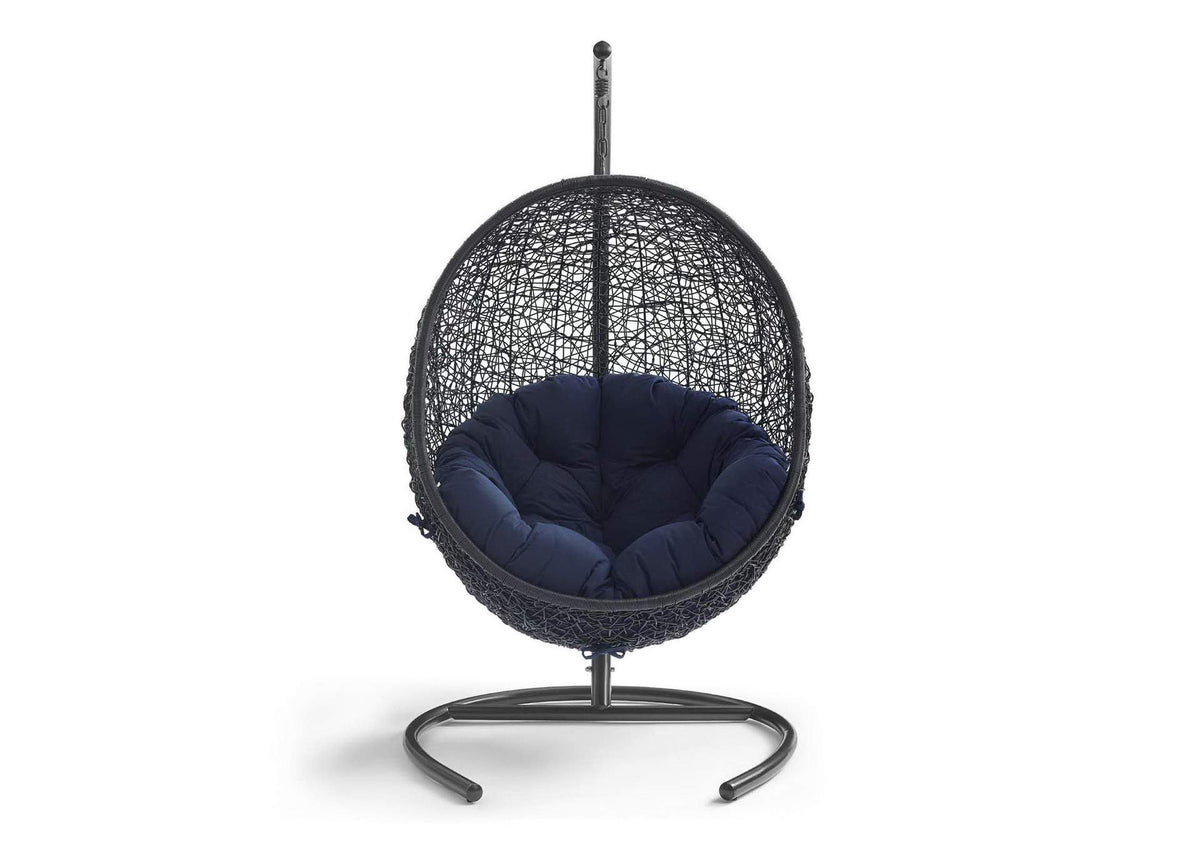 EEI-739-NAV-SET Encase Swing Outdoor Patio Lounge Chair By Modway