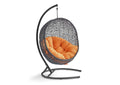 EEI-739-ORA-SET Encase Swing Outdoor Patio Lounge Chair By Modway