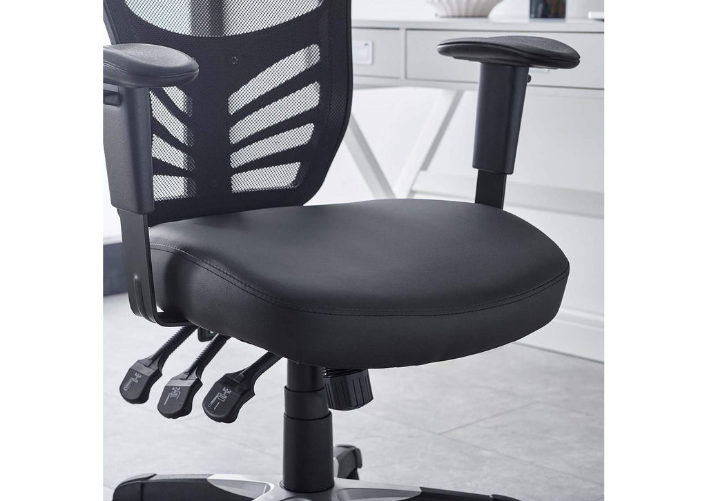 EEI-755-BLK Articulate Vinyl Office Chair By Modway