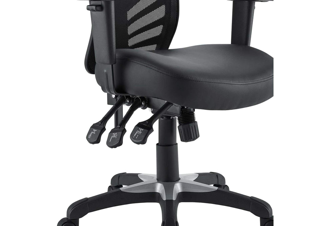 EEI-755-BLK Articulate Vinyl Office Chair By Modway