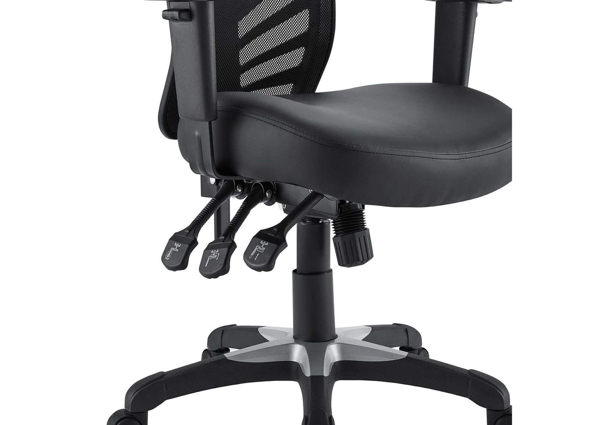 EEI-755-BLK Articulate Vinyl Office Chair By Modway