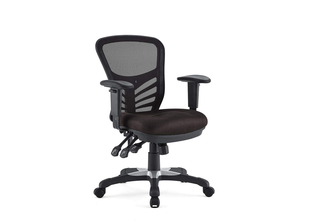 EEI-757-BRN Articulate Mesh Office Chair By Modway