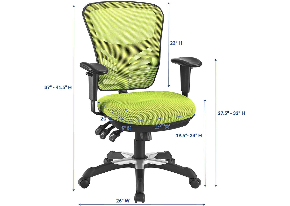 EEI-757-GRN Articulate Mesh Office Chair By Modway
