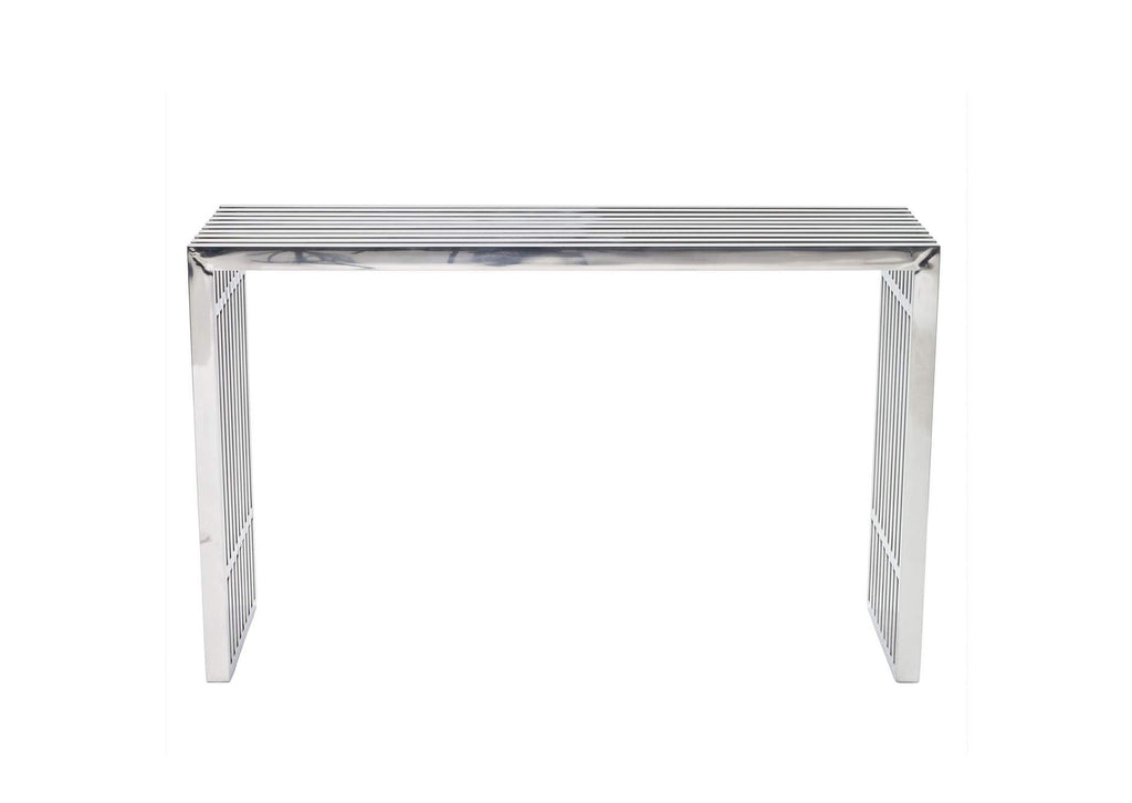 EEI-779-SLV Gridiron Console Table By Modway