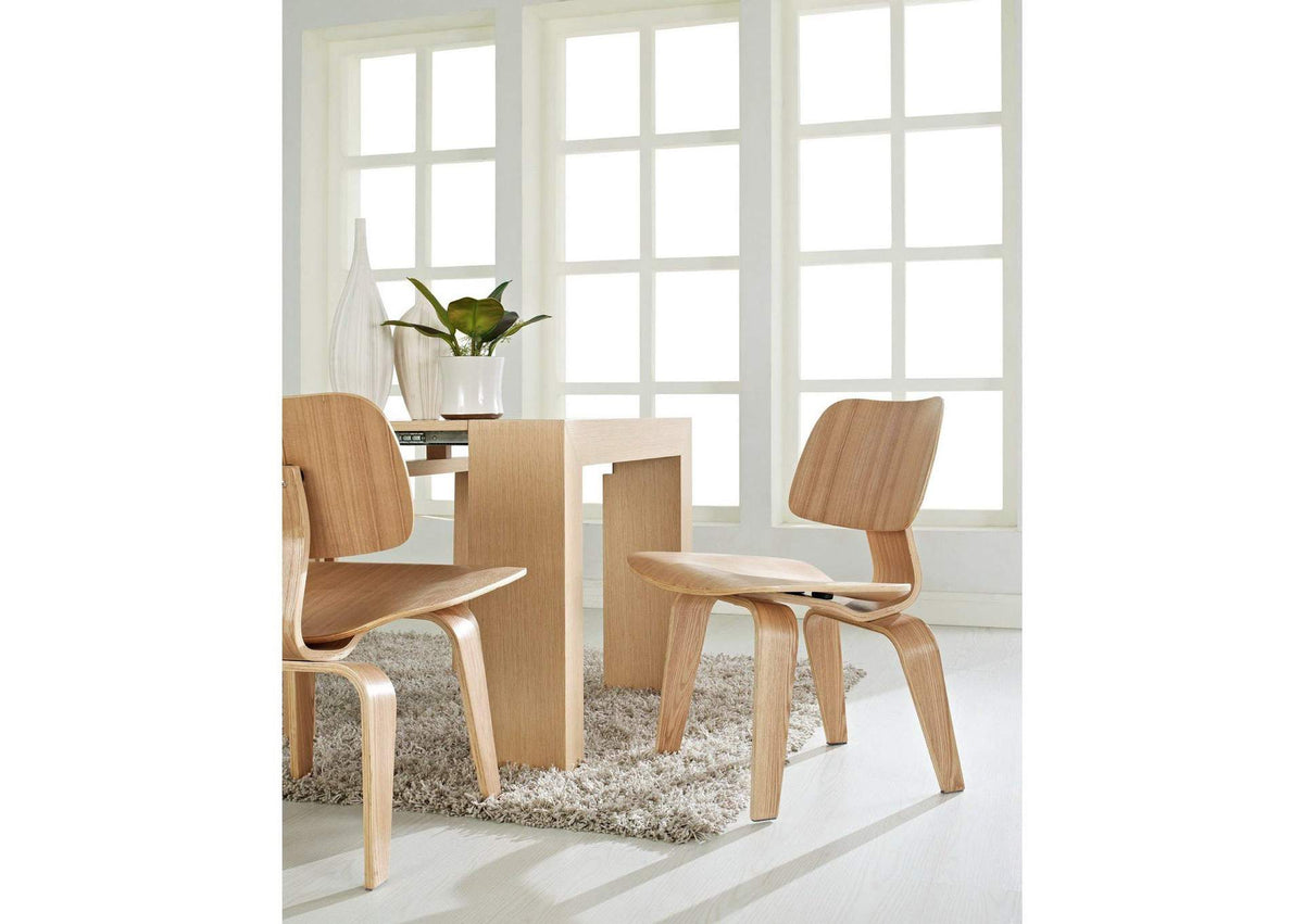 EEI-870-NAT Fathom Dining Chairs Set Of 2 By Modway