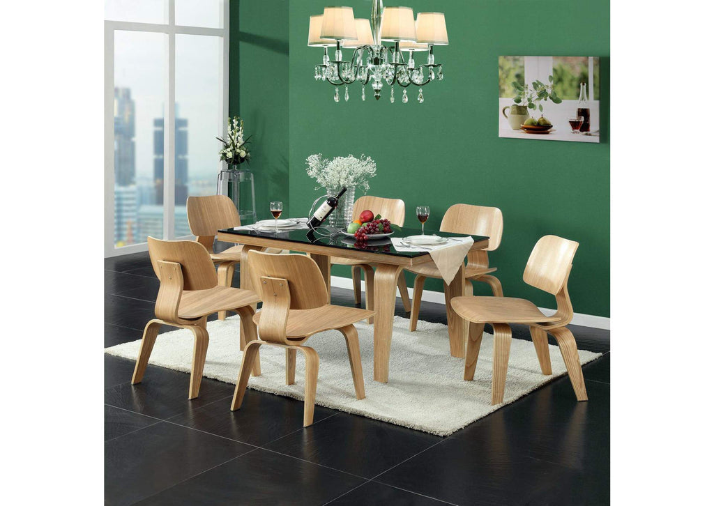 EEI-870-NAT Fathom Dining Chairs Set Of 2 By Modway