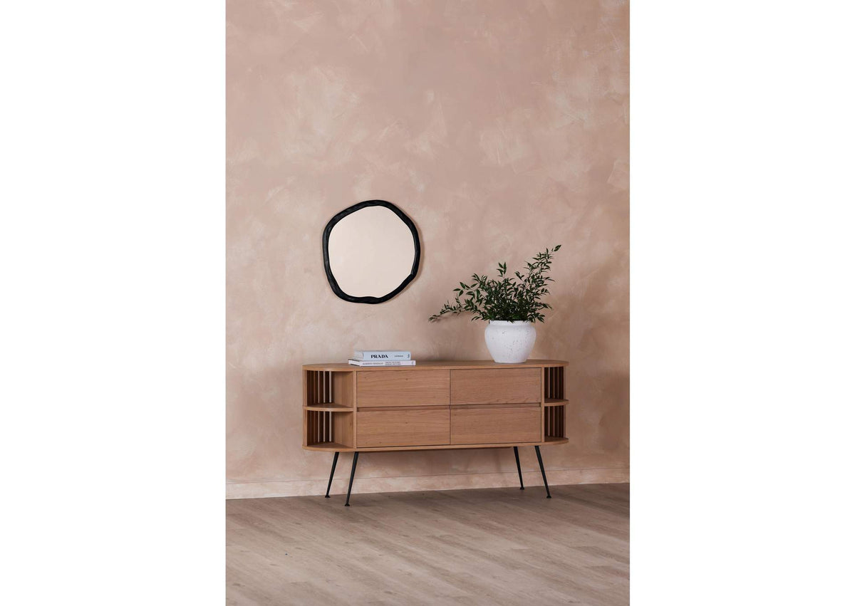 FI-1099-02 Foundry Small Mirror Black