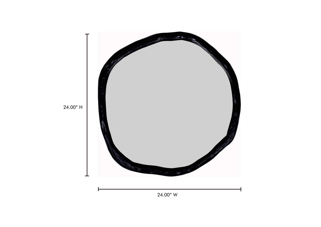 FI-1099-02 Foundry Small Mirror Black
