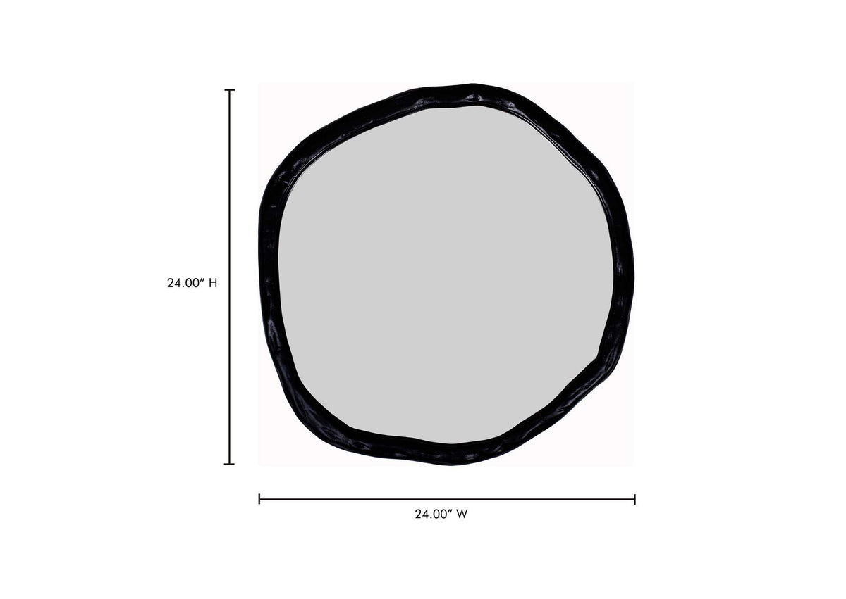 FI-1099-02 Foundry Small Mirror Black