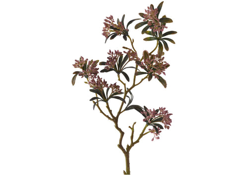 FL2388 21" Pink Flower Bud Spray