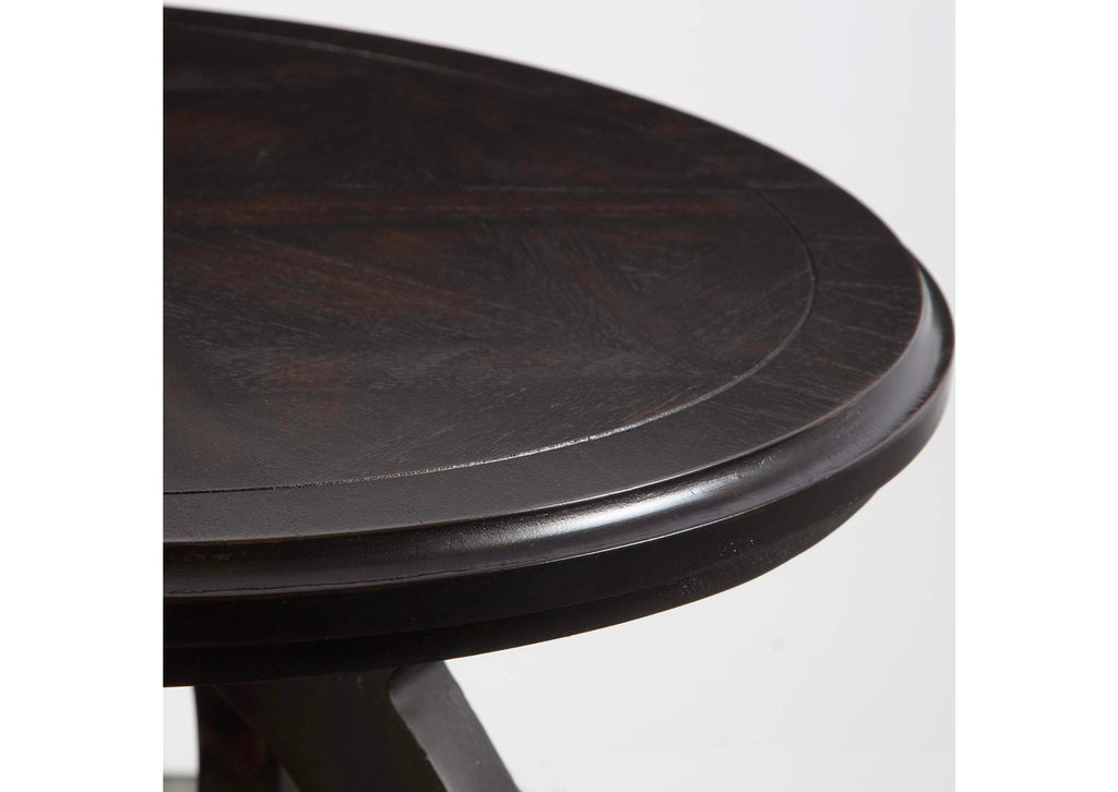 25630 Uttermost Maiva Black Side Table