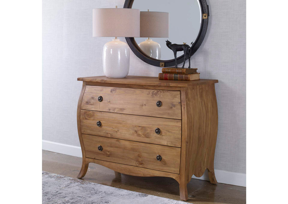 24454 Uttermost Gavorrano Bombe Foyer Chest