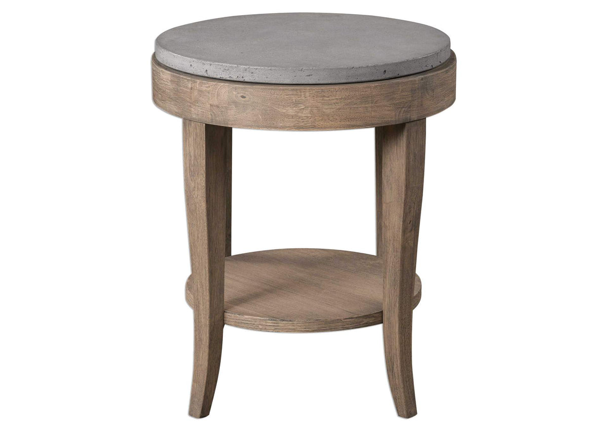 25909 Uttermost Deka Round Side Table